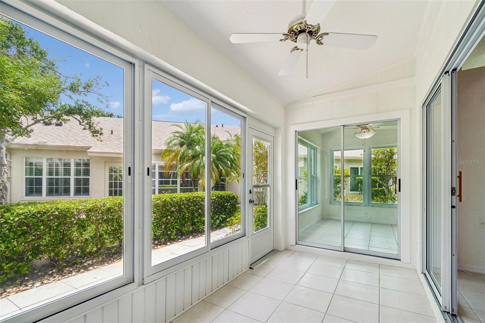 Sun Room from Main Bedroom sliders