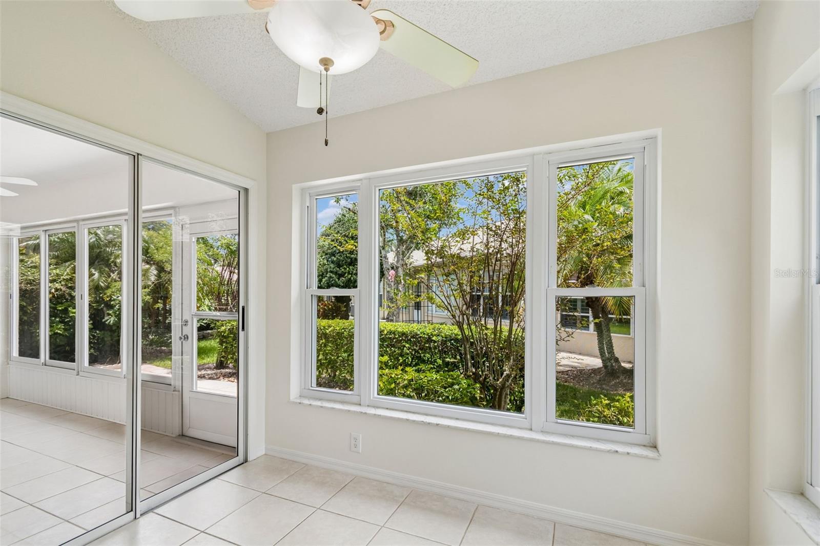Eat-in Kitchen accesses Sun Room