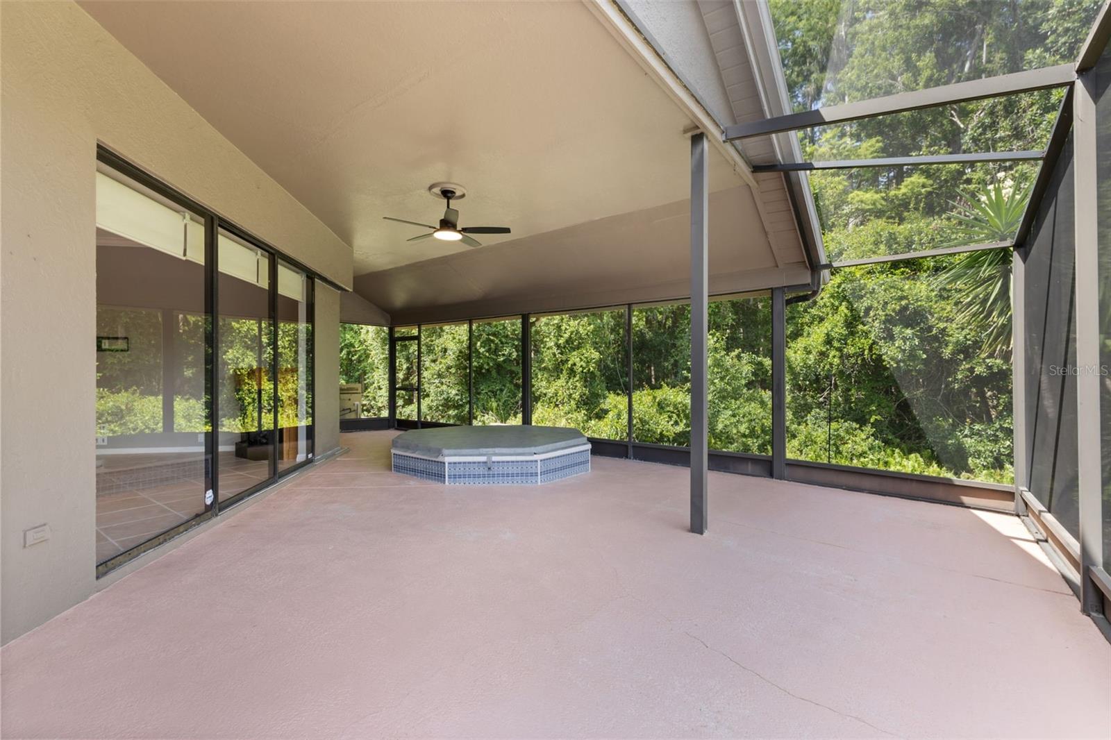 Rare backyard offering uninterrupted conservation views with exceptional privacy and no rear neighbors.