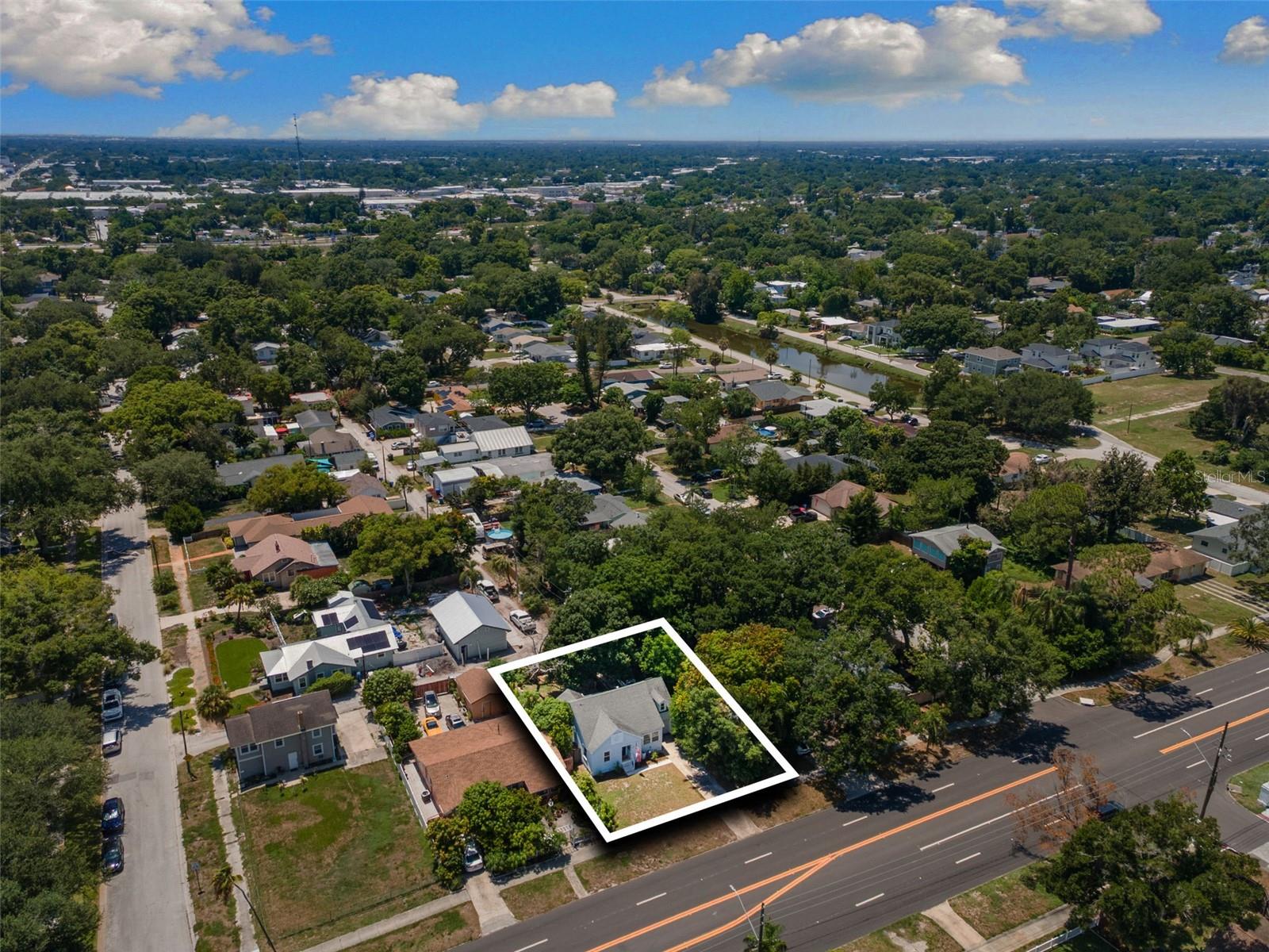 Lush green surroundings with nearby canal frontage and quick access to major commuter routes.