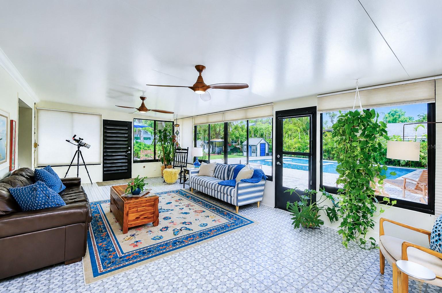 Flexible space for a gym, media room, playroom, or family room.