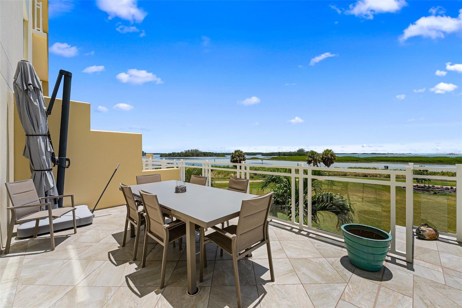 Private Gulf facing balcony