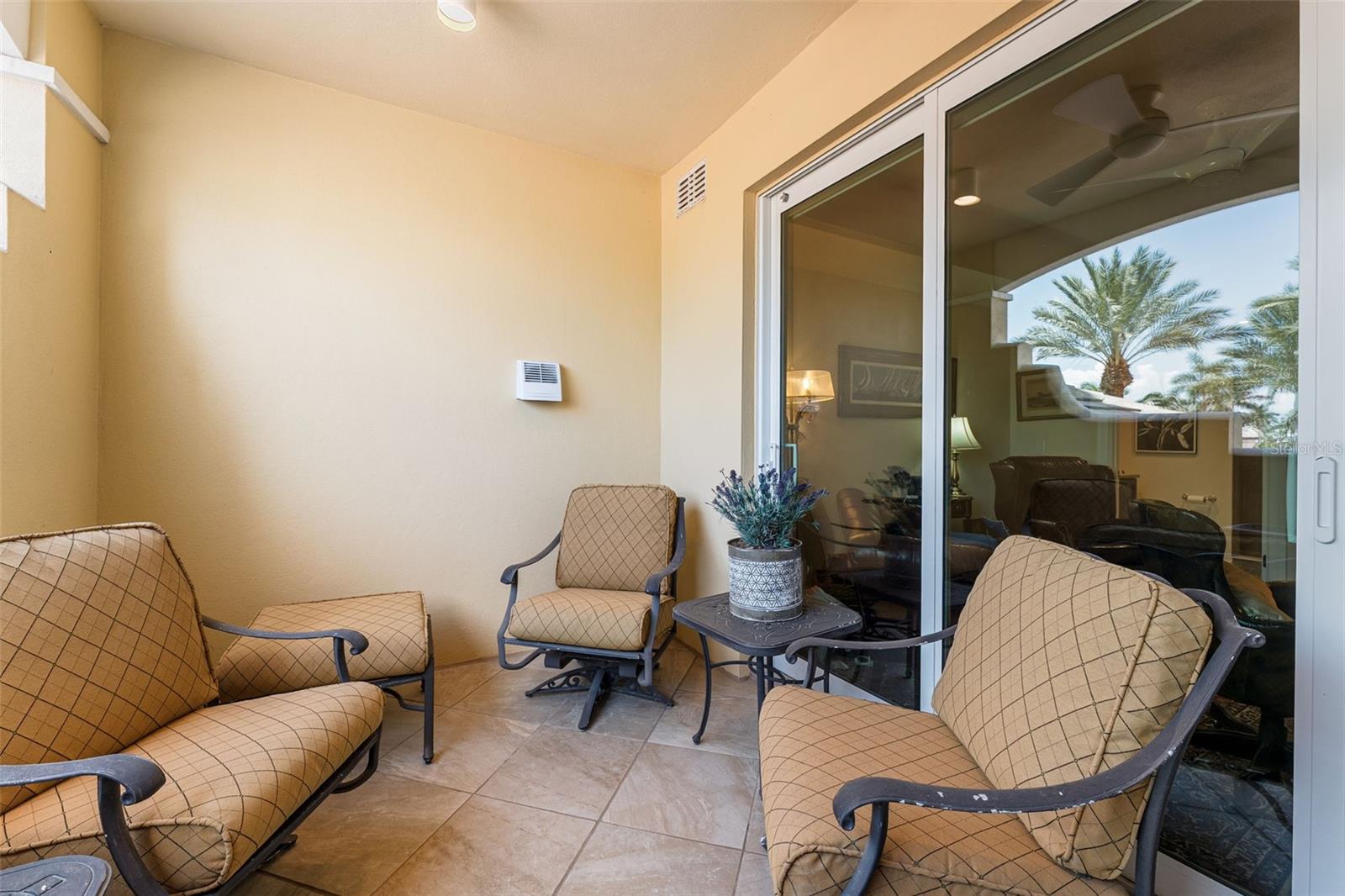 Back balcony between bedroom 1 & 2