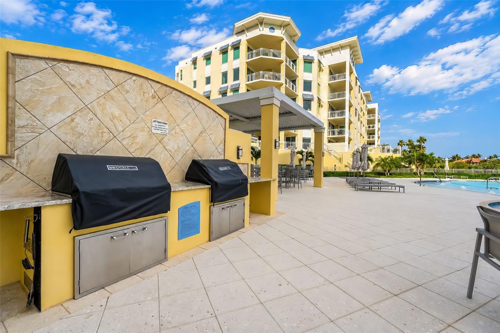 Grilling area