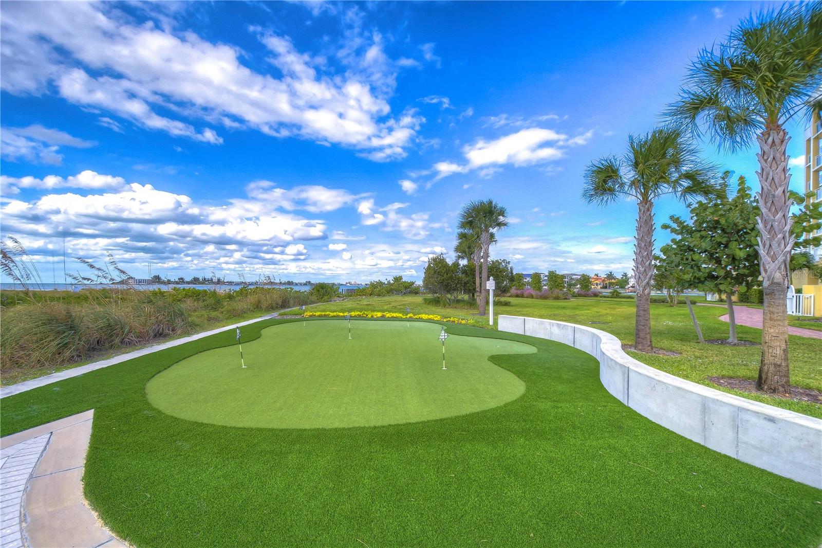 Putting and chipping green