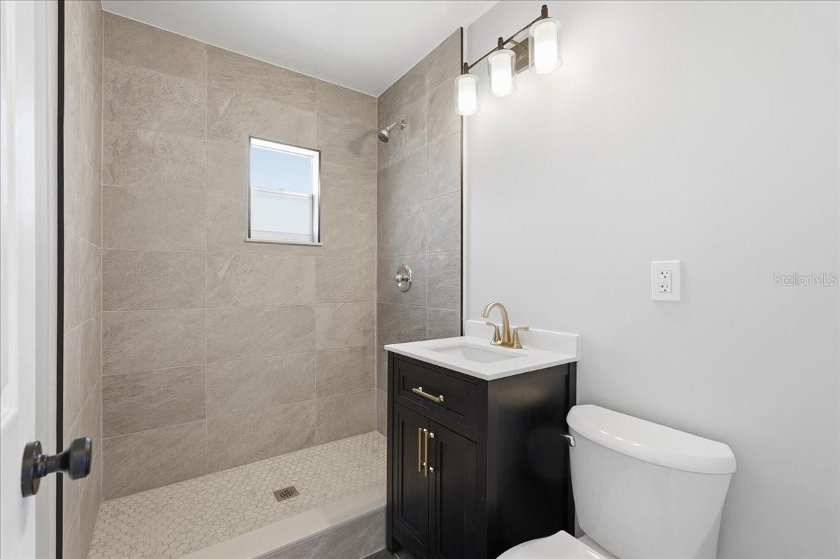 Walk-In Shower in the Bathroom!