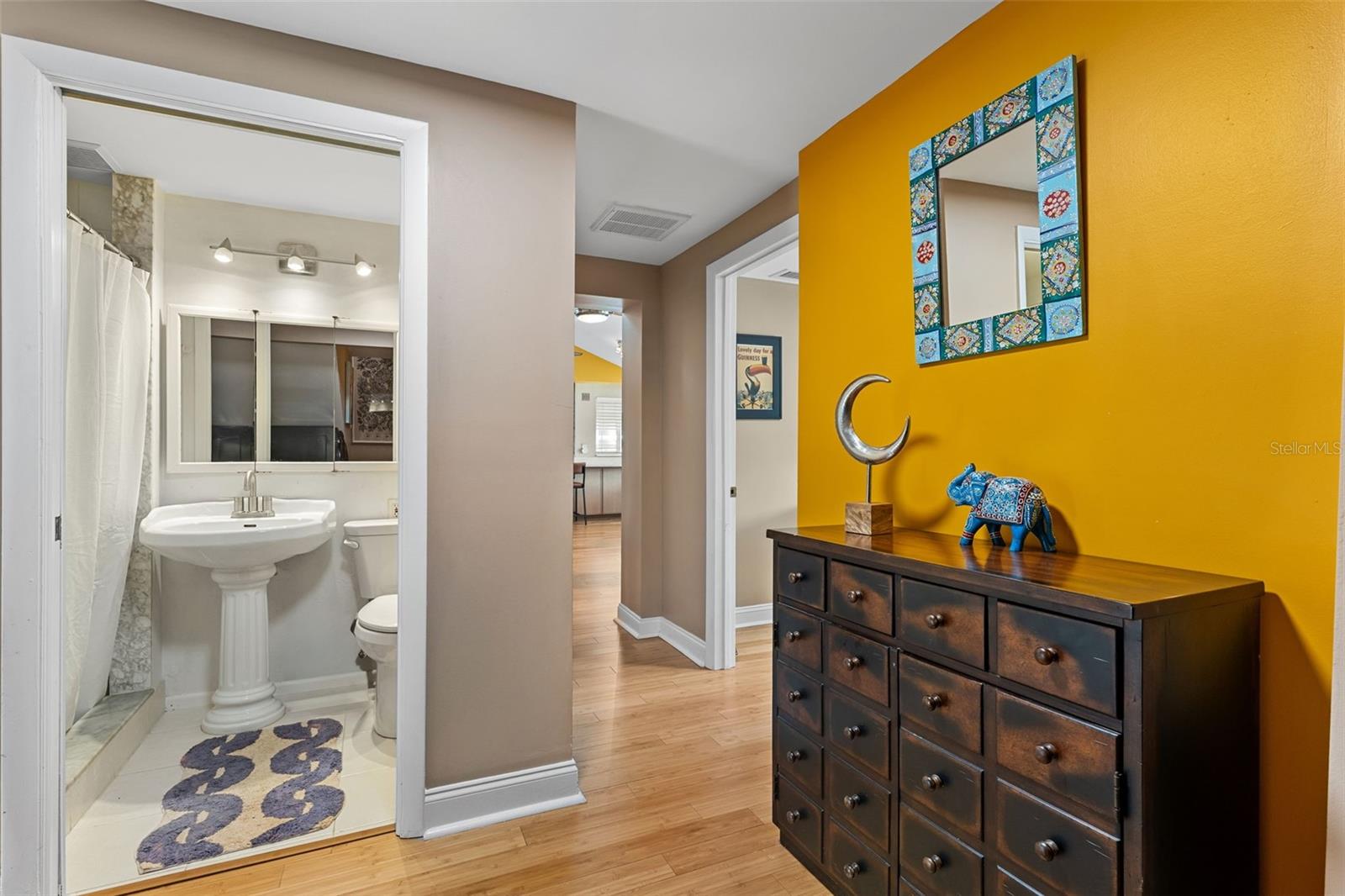 Hall near near bath near bedroom 2 and laundry