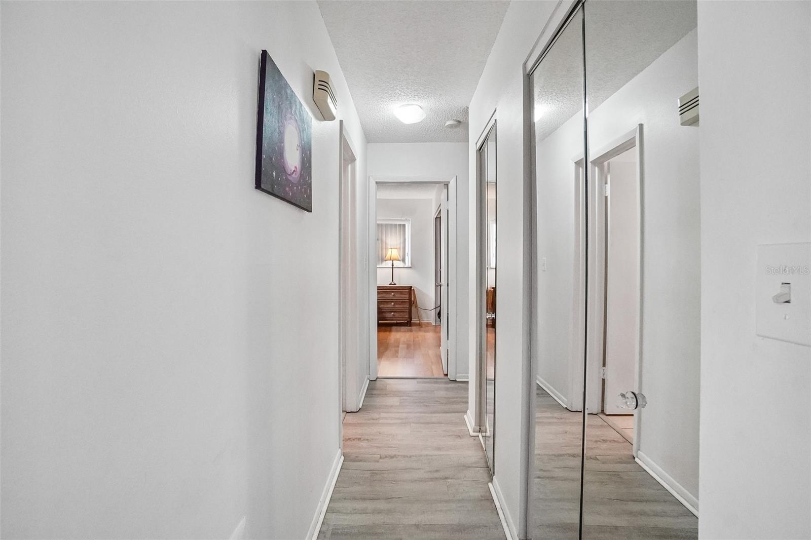 2 Oversized hallway closets