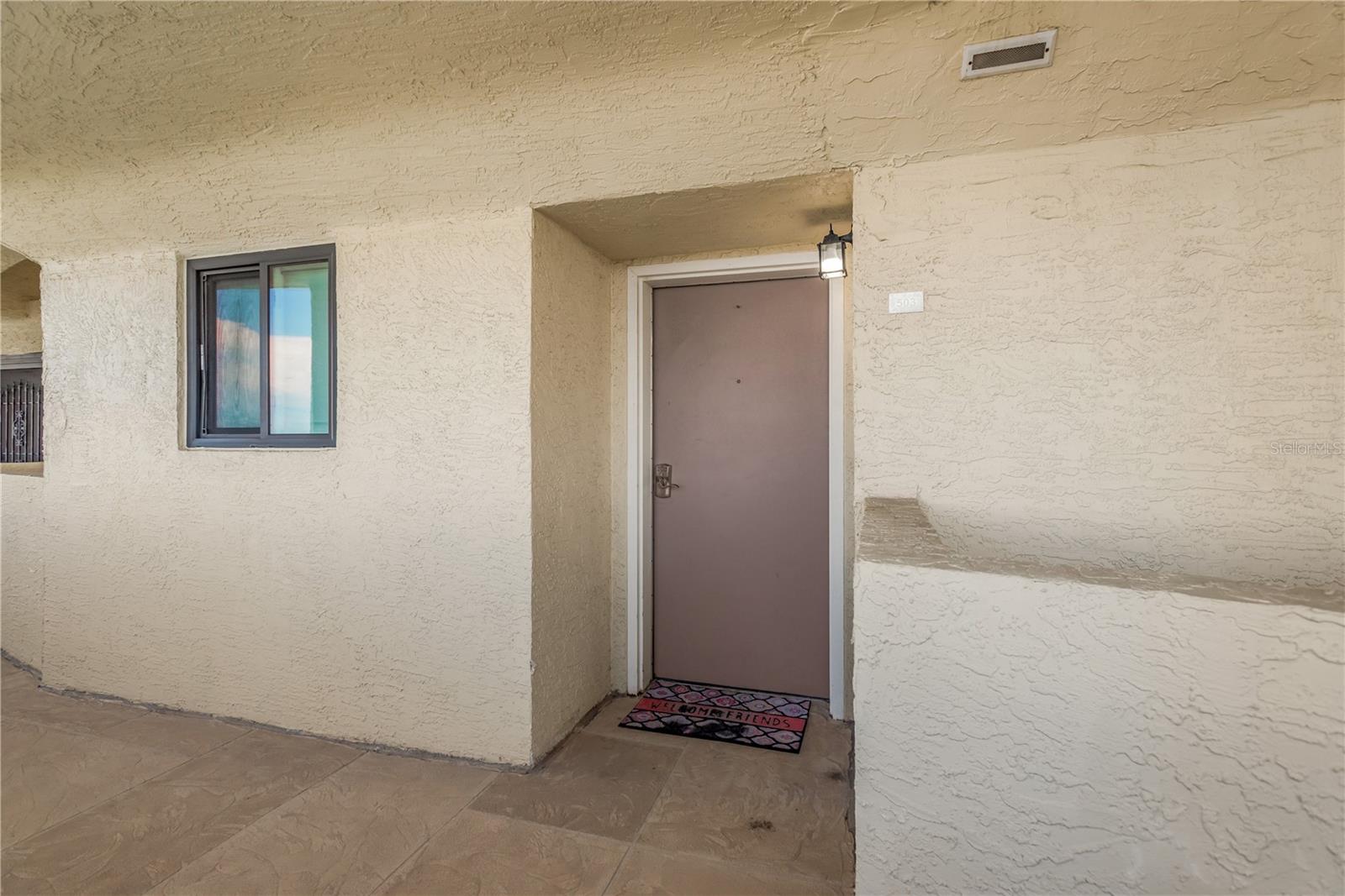 Front entrance to unit 503.