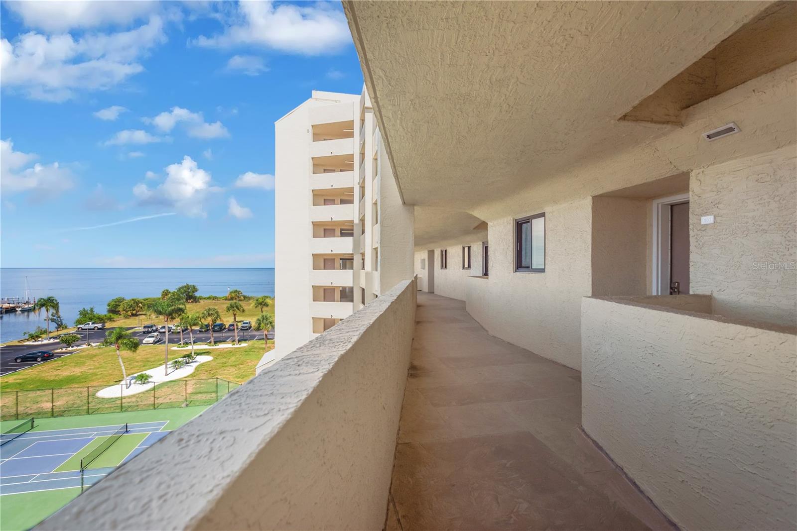 5th Floor Walkway and view to Gulf.