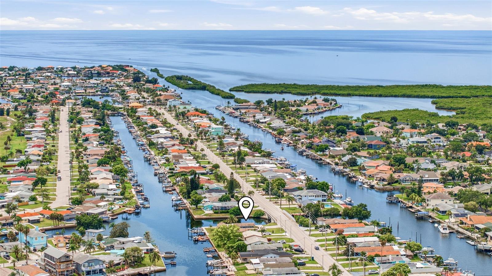 Just minutes from the North Channel of Gulf Harbors and the Gulf