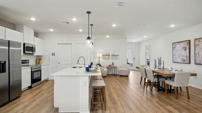 Model home - actual features may vary.