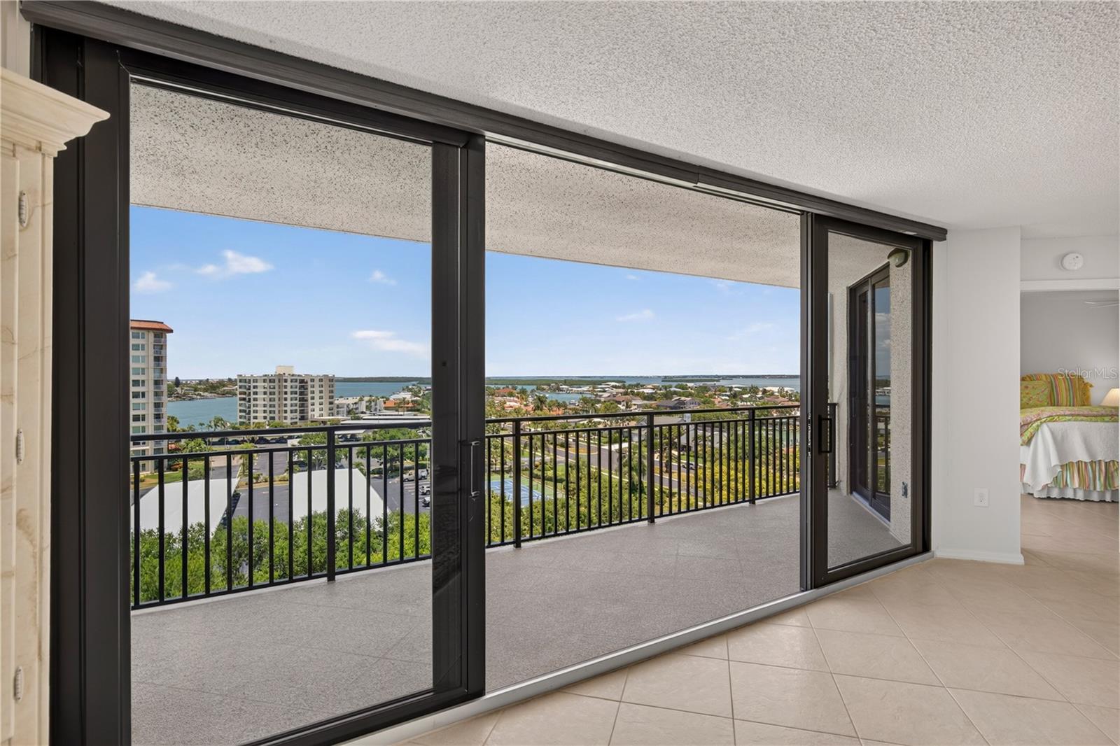 The Views! Floor to Ceiling Glass Sliders to Balcony