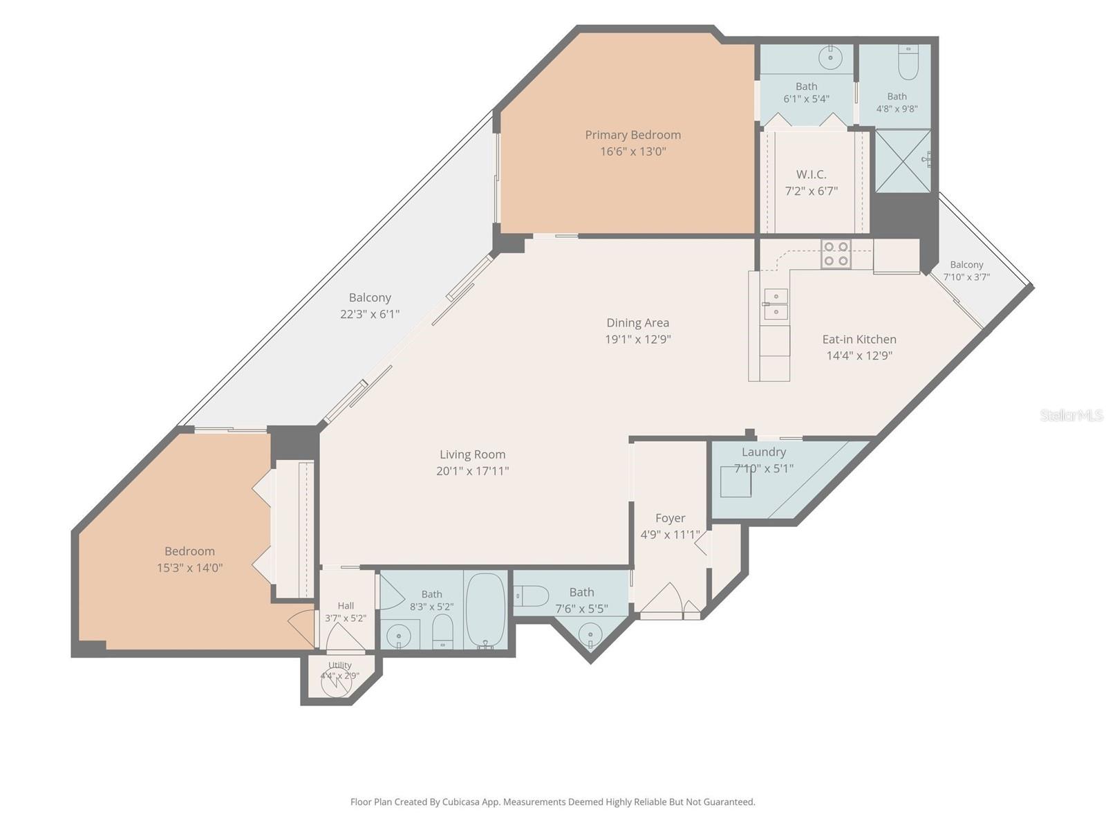 The floor plan
