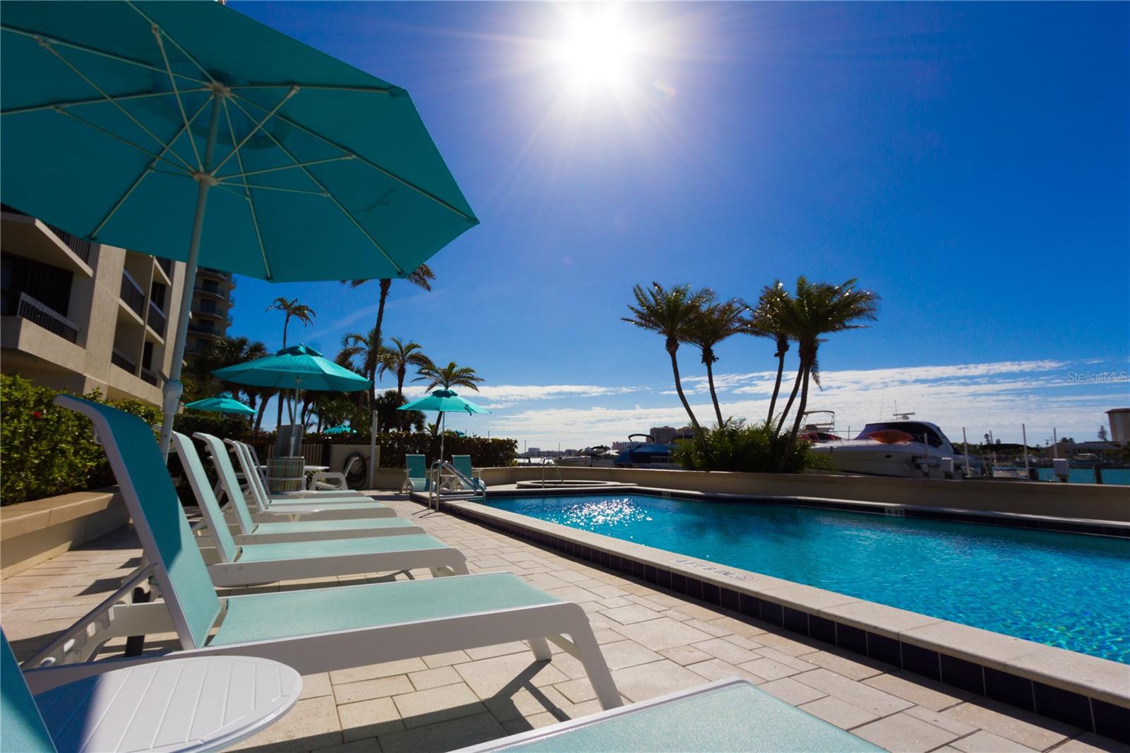 Waterfront pool