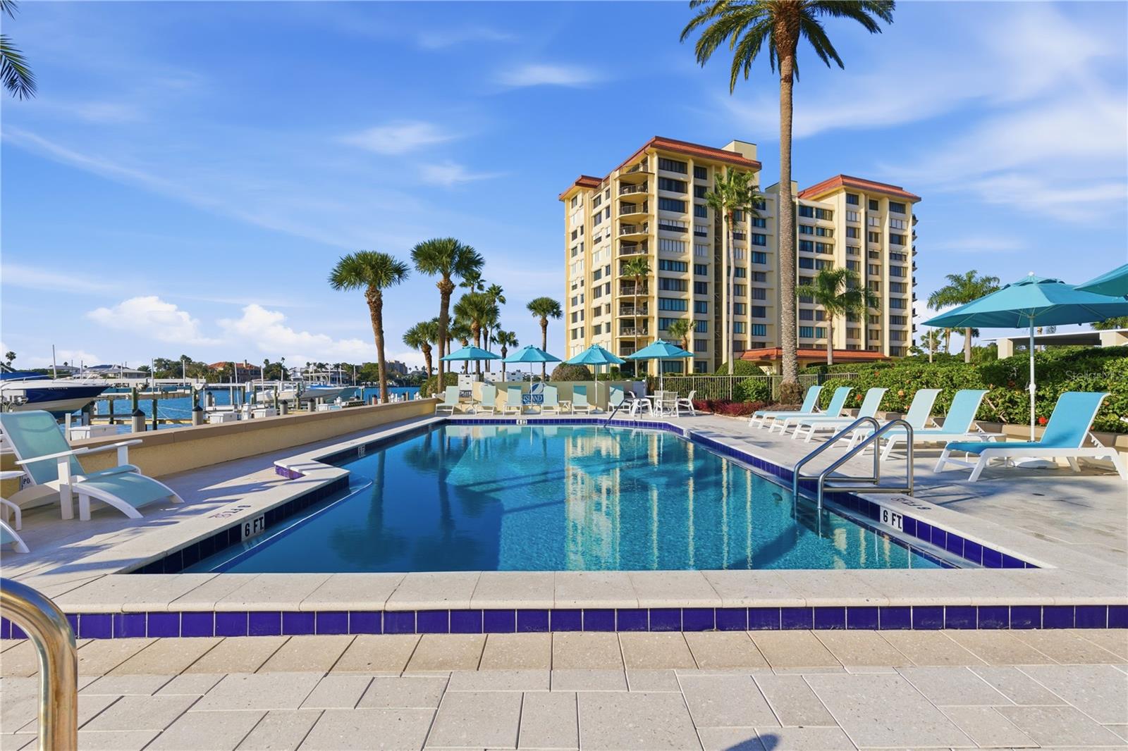 Waterfront pool