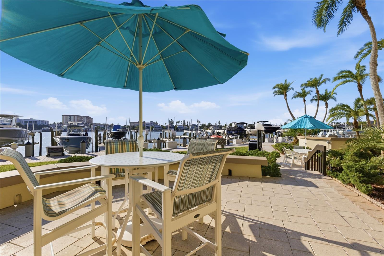 Dining and lounging areas