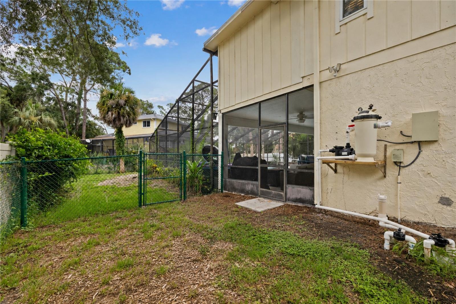 Left side yard