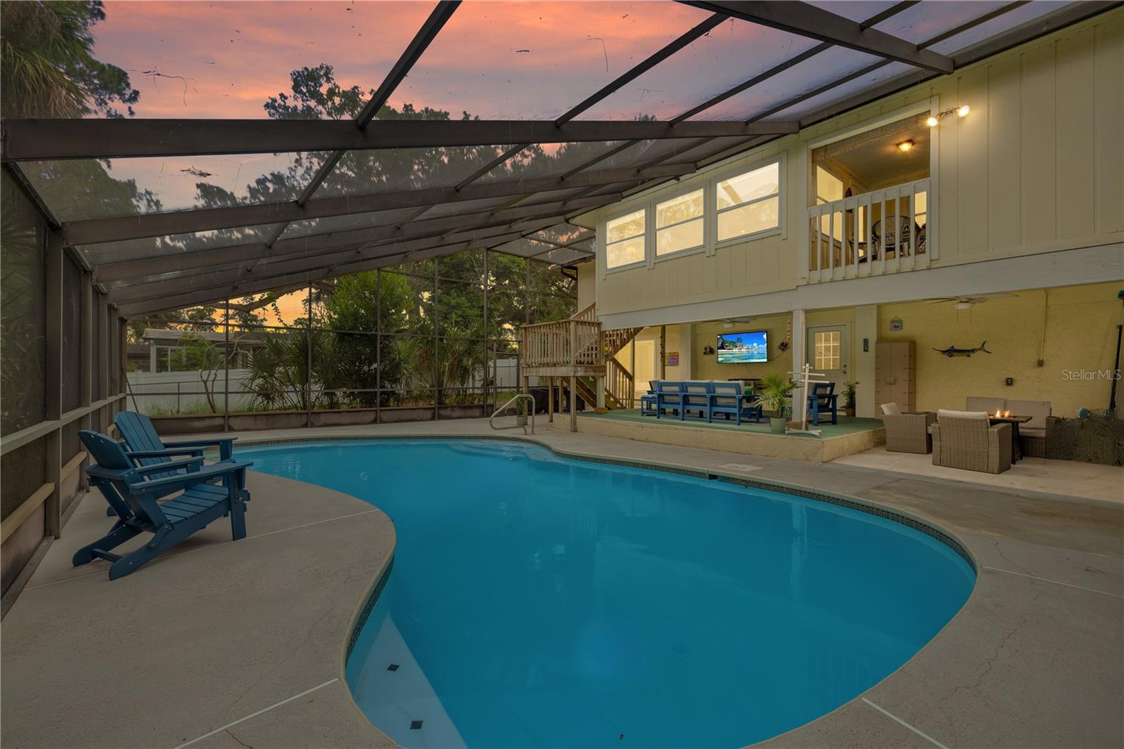 Pool area
