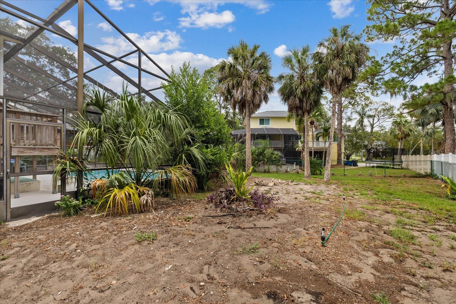 Right side yard