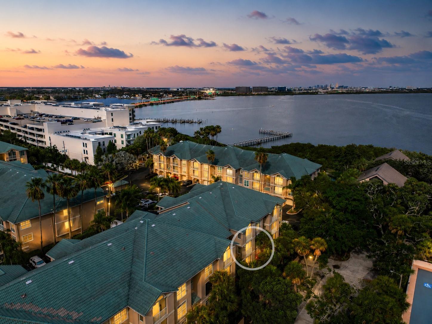 Overhead image of community and property