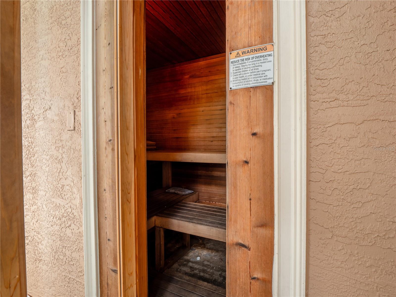 Sauna in community center