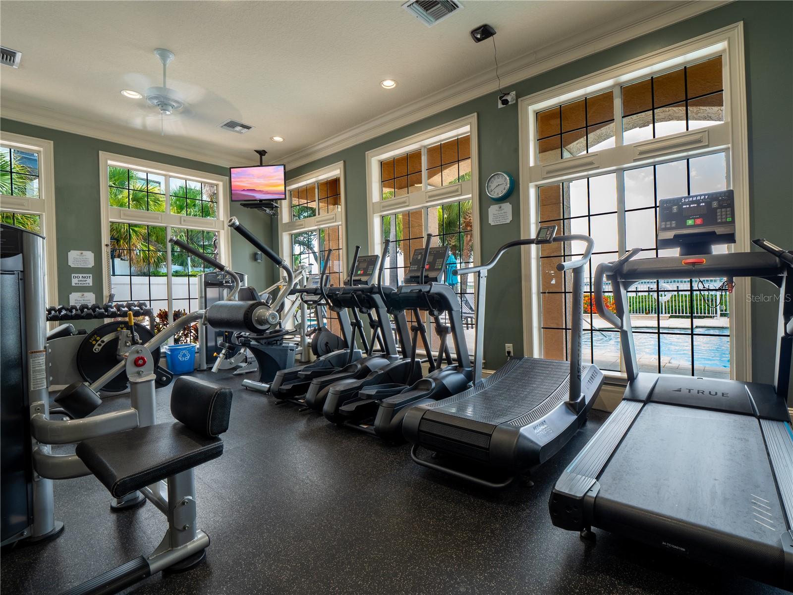 Gym at community center