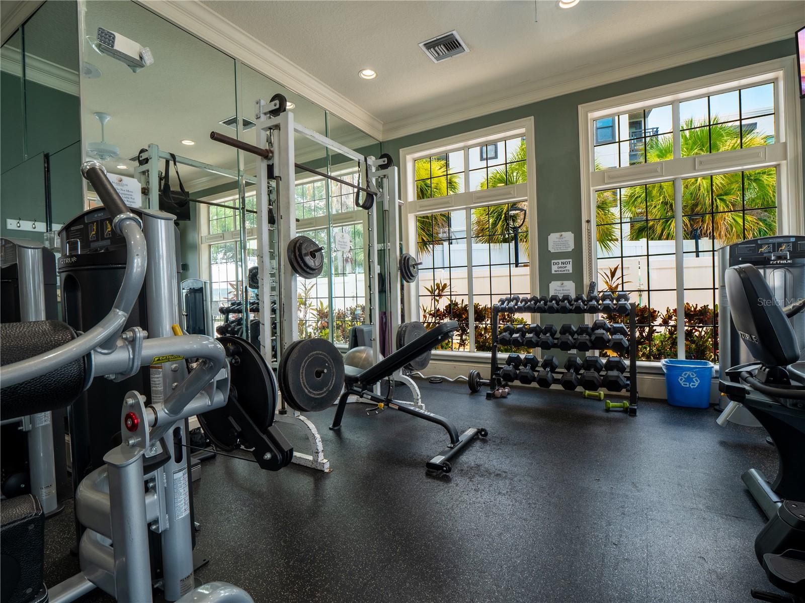 Gym at community center