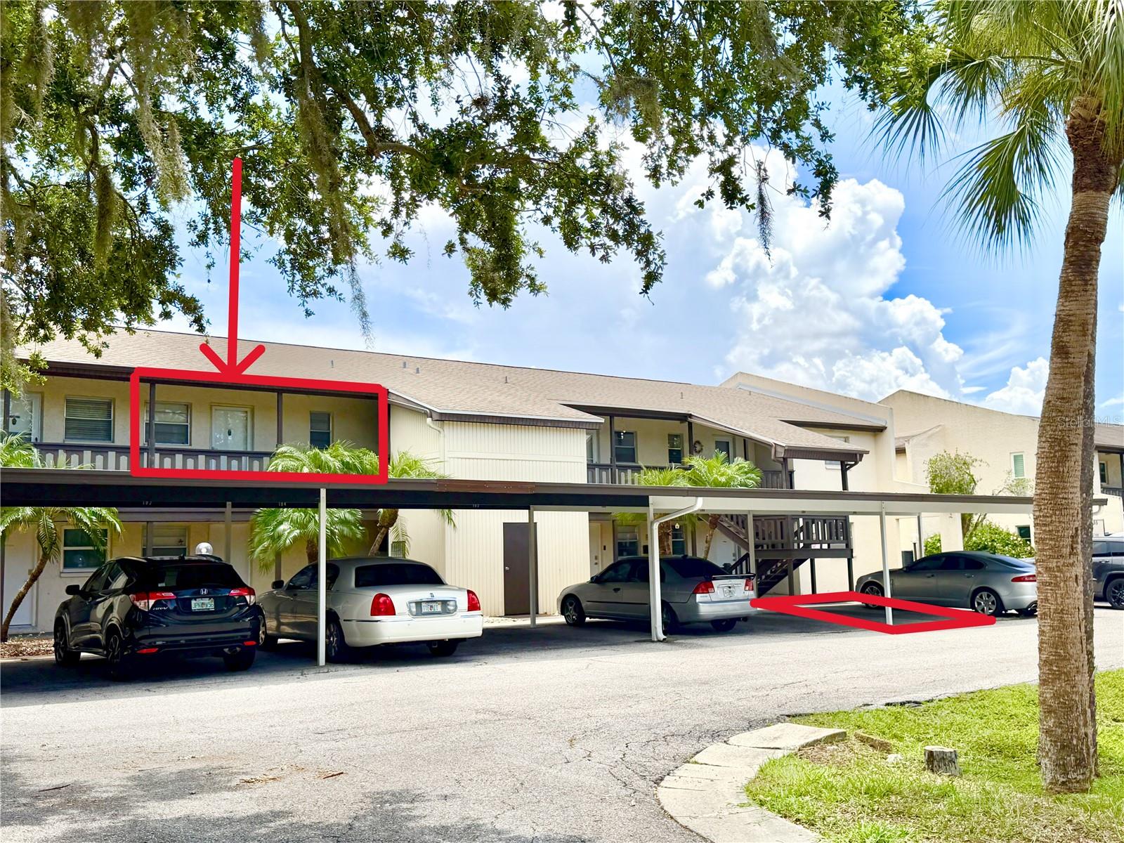Second floor- covered parking