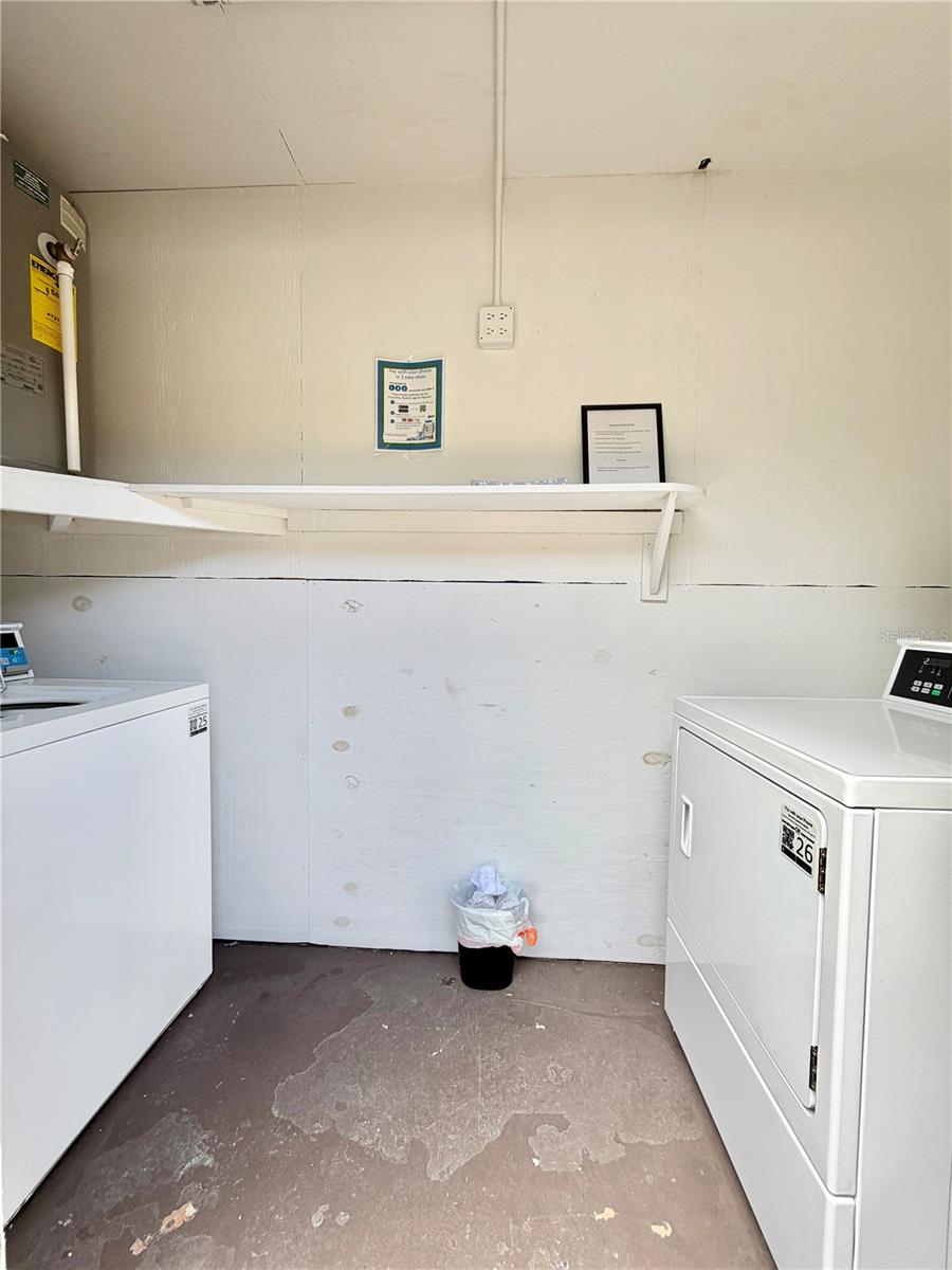 In building laundry- shared