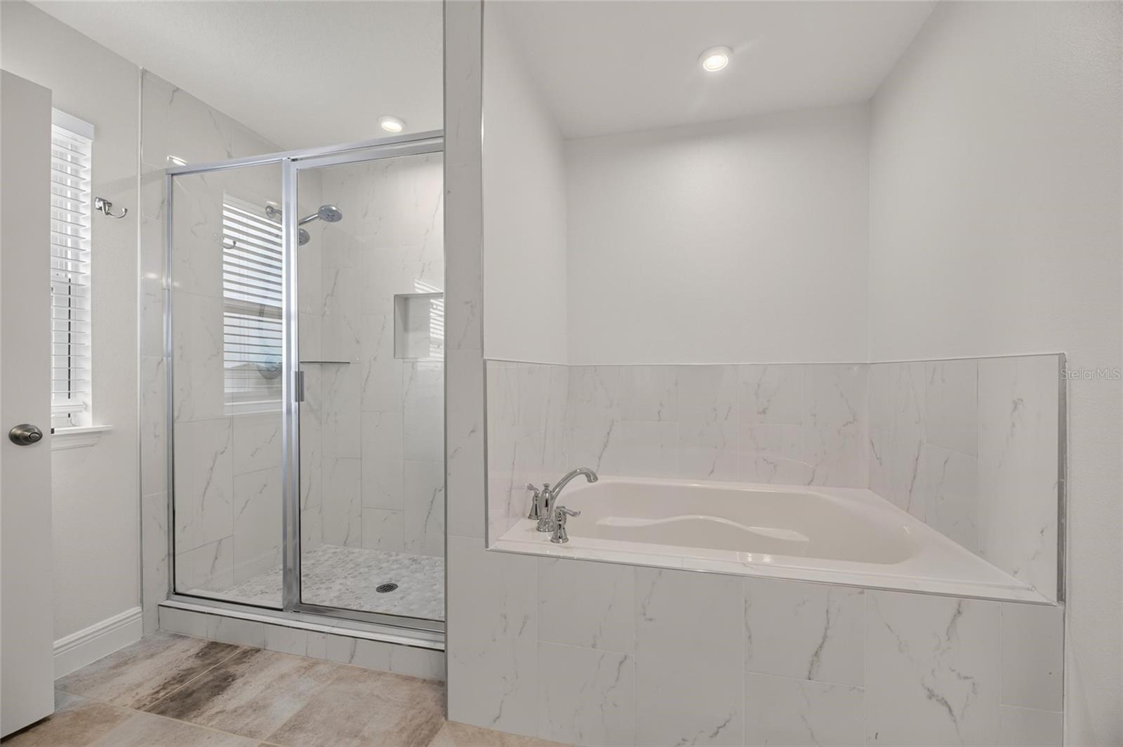 Large soaker tub