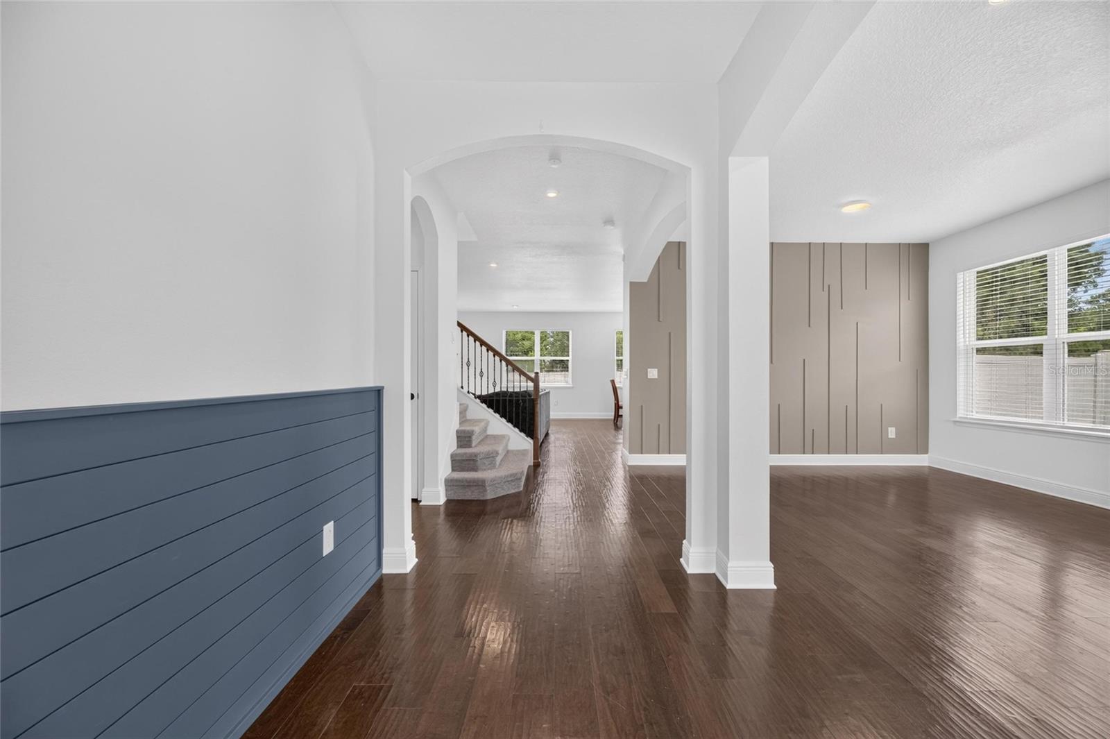 Large open formal family/dining space
