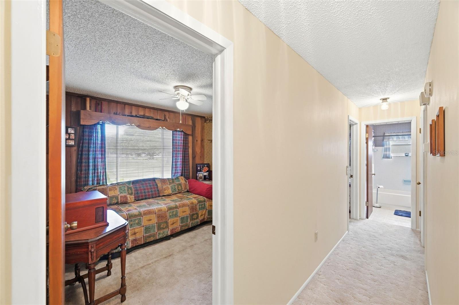 Hallway that leads to all 3 bedrooms.