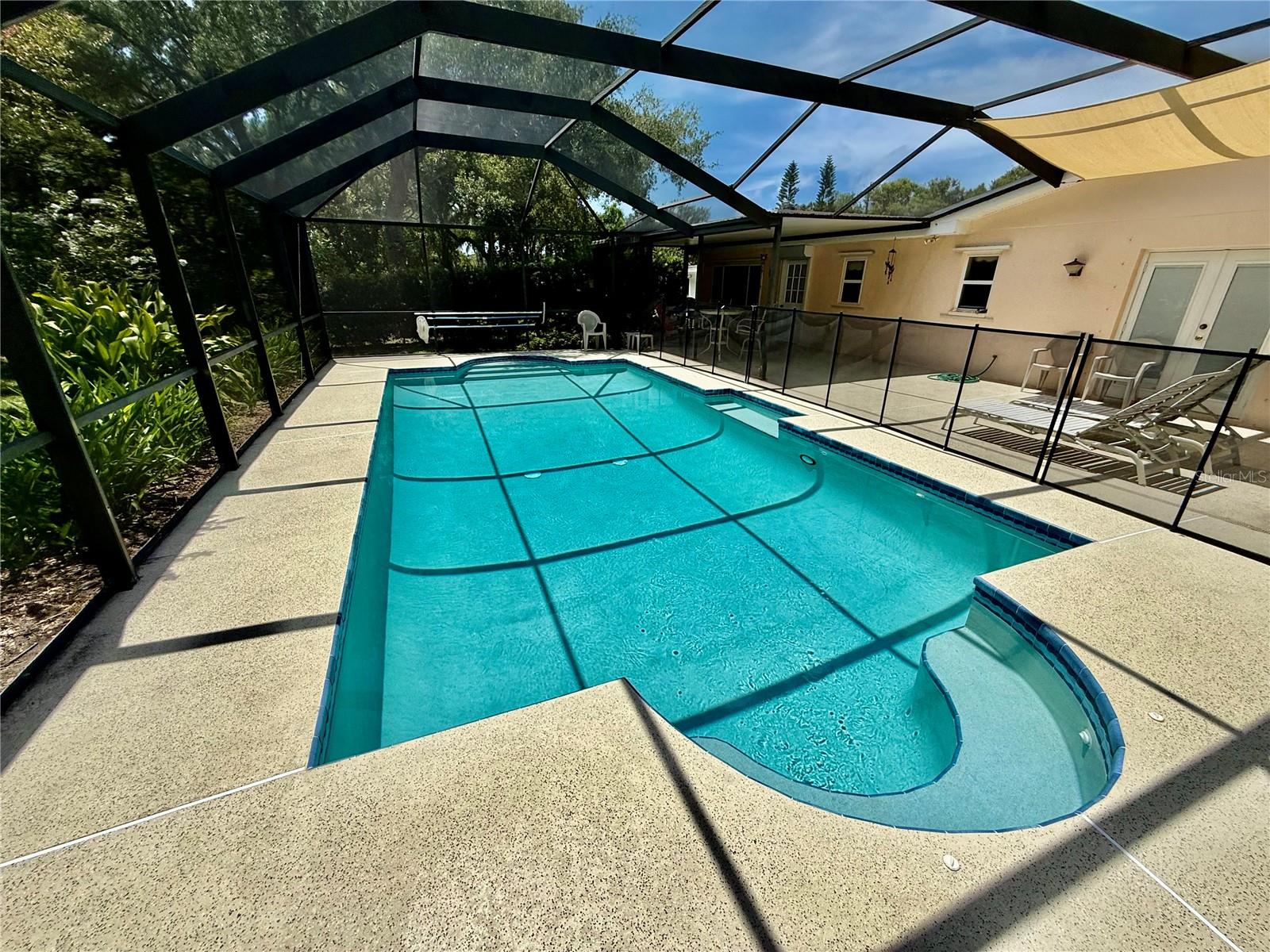 Built in pool , screened lanai