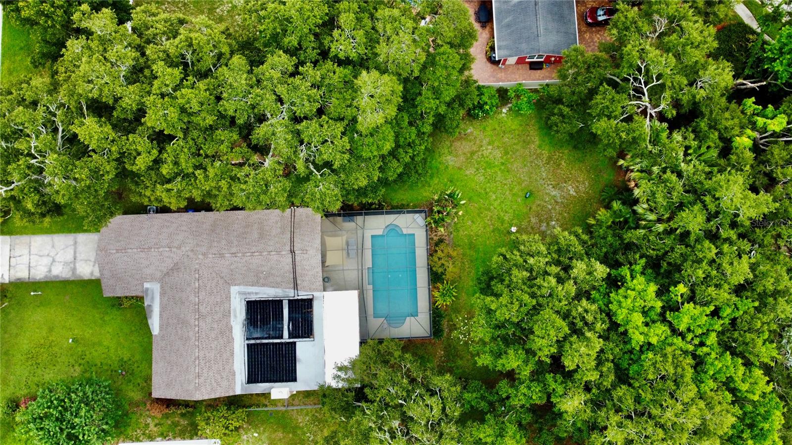 Large lot, over 1/2 an Acre