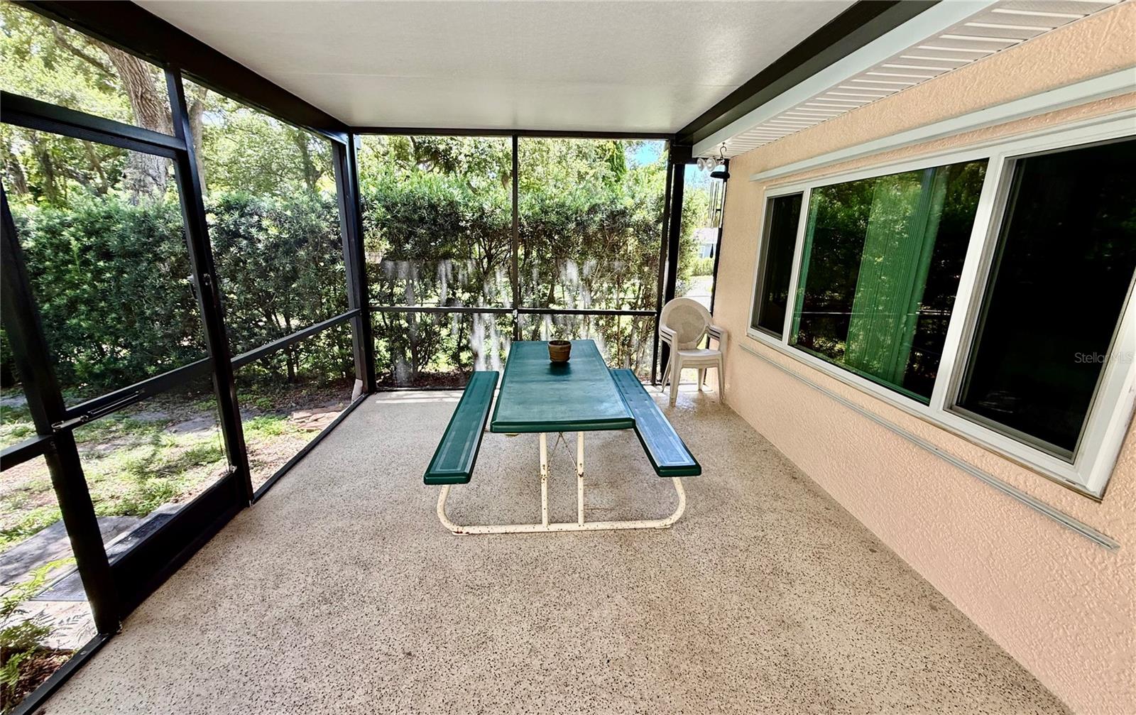 Large picnic dining area