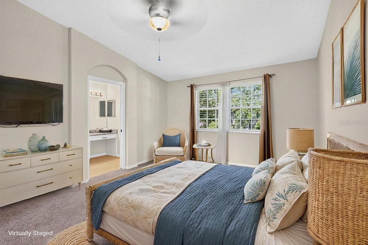 Staged Master Bedroom