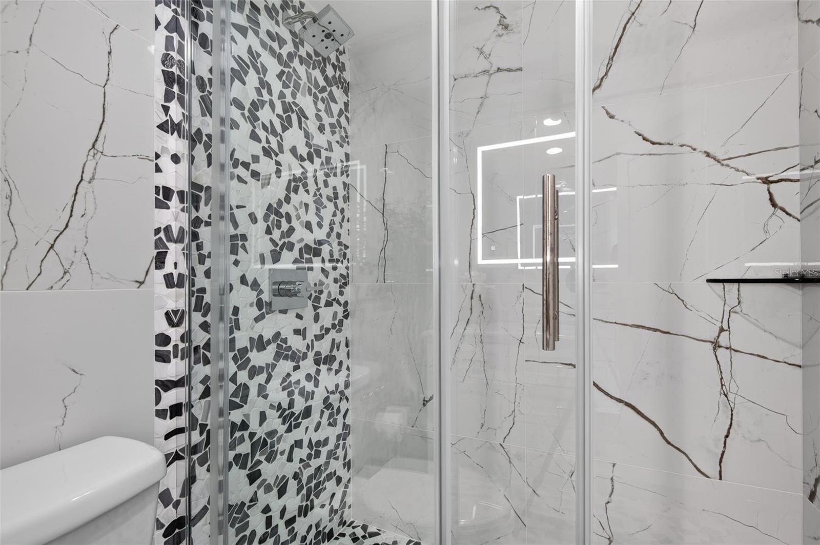 Primary bath with walk in shower