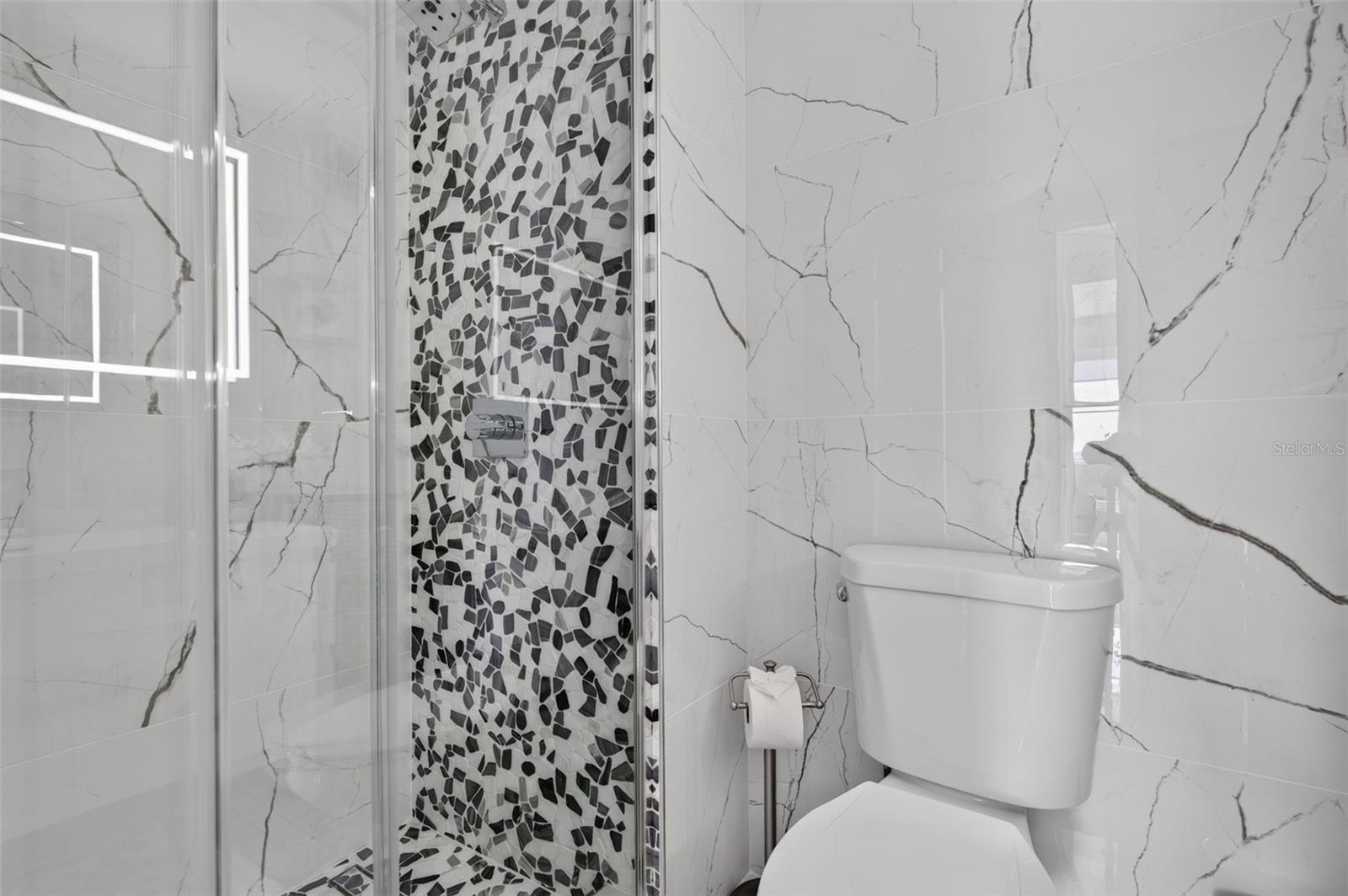 Bathroom 2 with a walk in shower