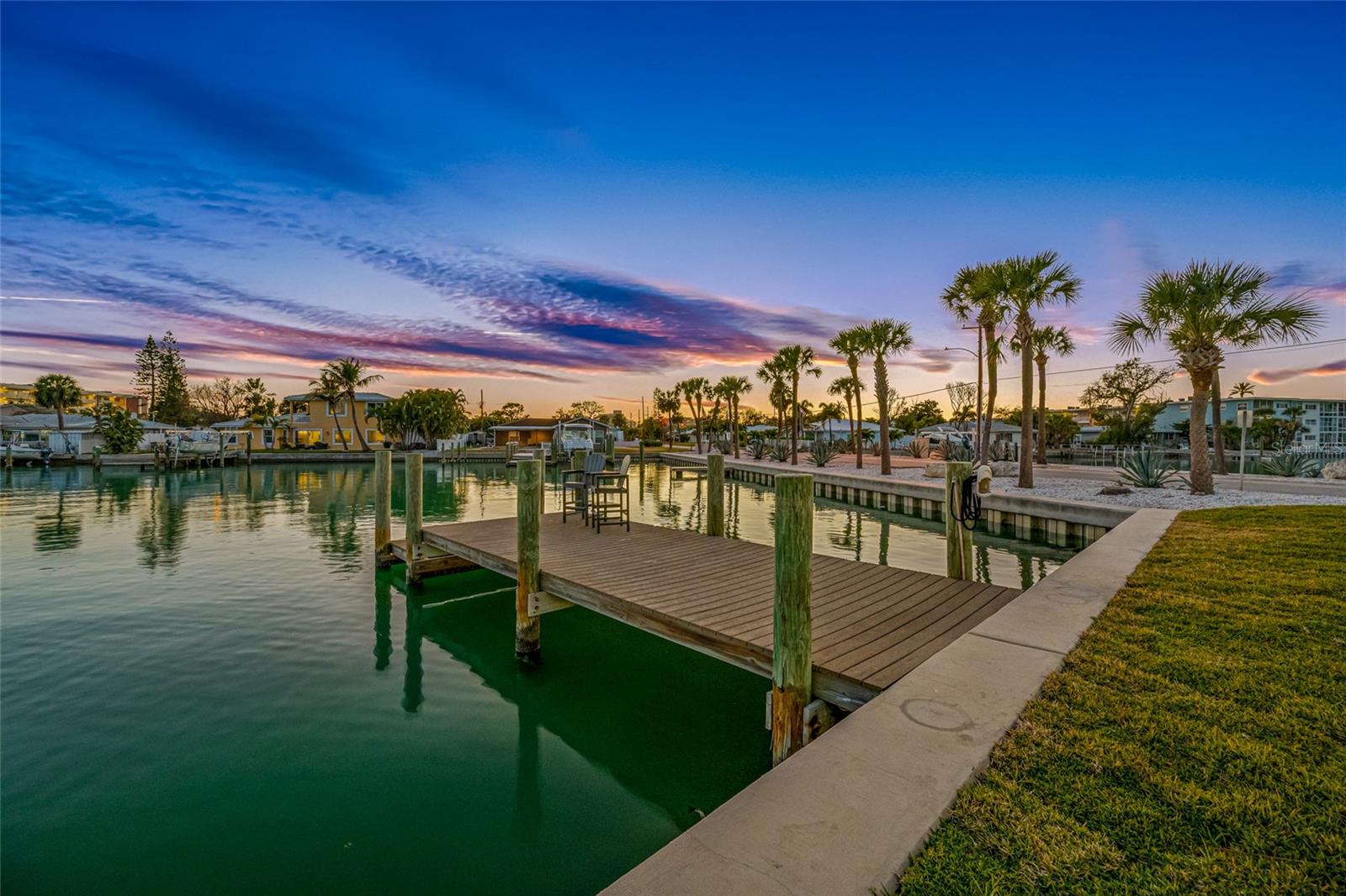 Composite Dock facing west for sunsets