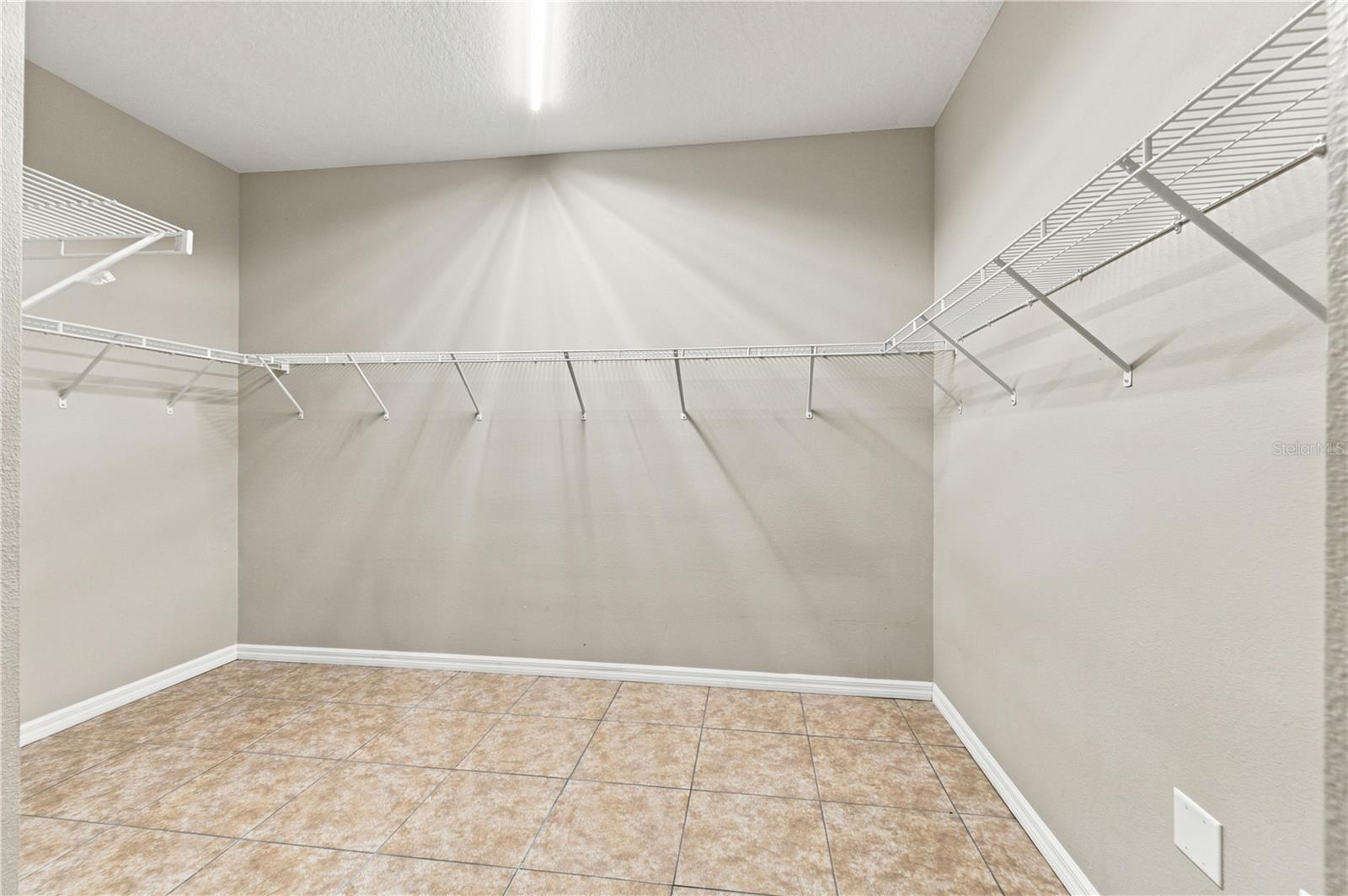 Primary walk-in closet