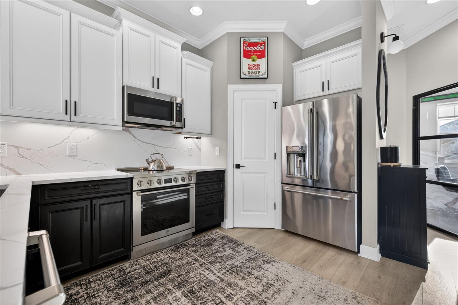 High-end stainless appliances