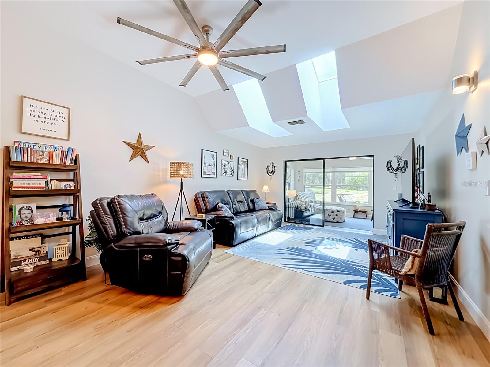 Light, Bright Great Room Leads to Lanai