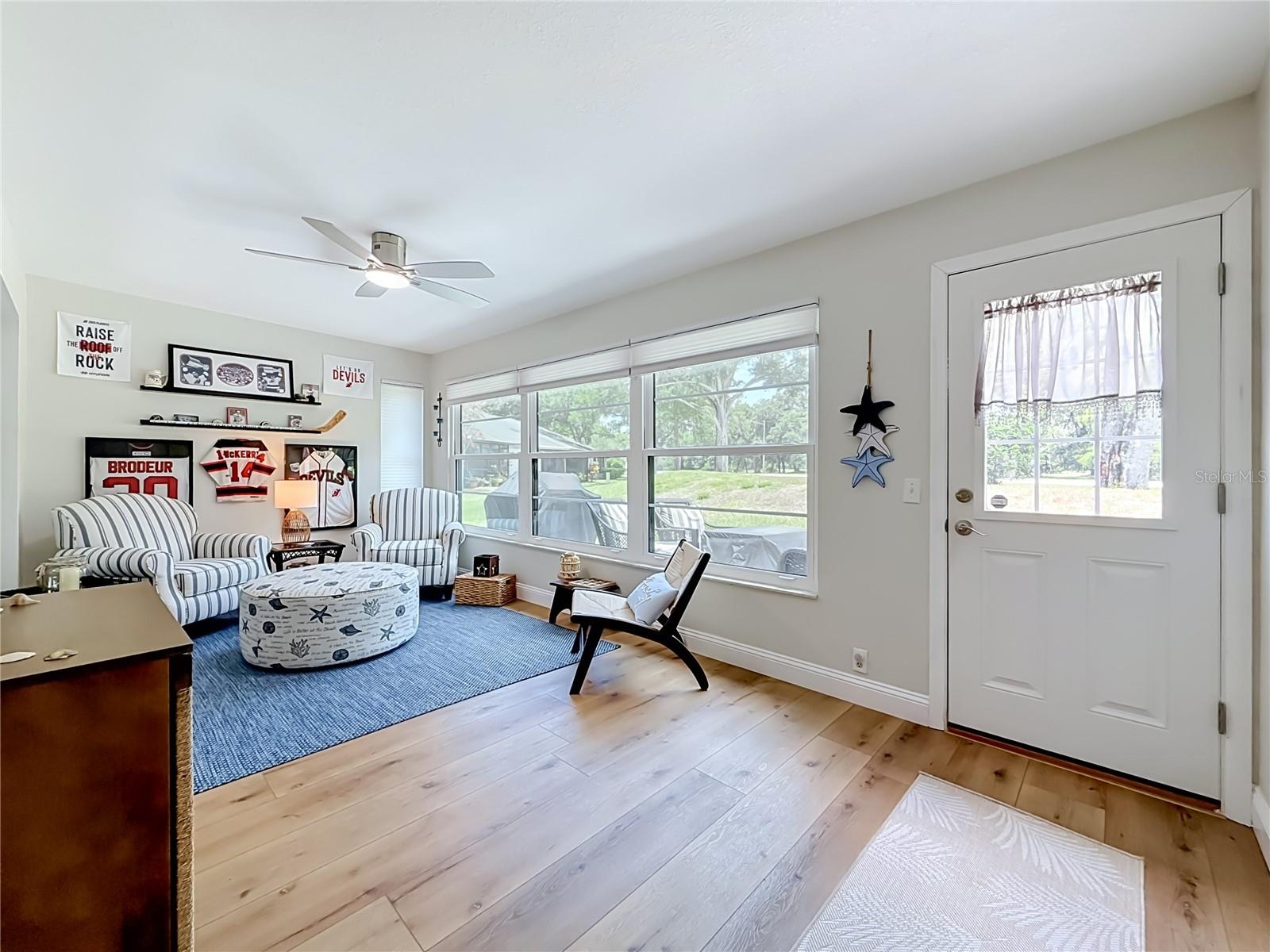 Finished Florida Room in 2023 with Hurricane Windows