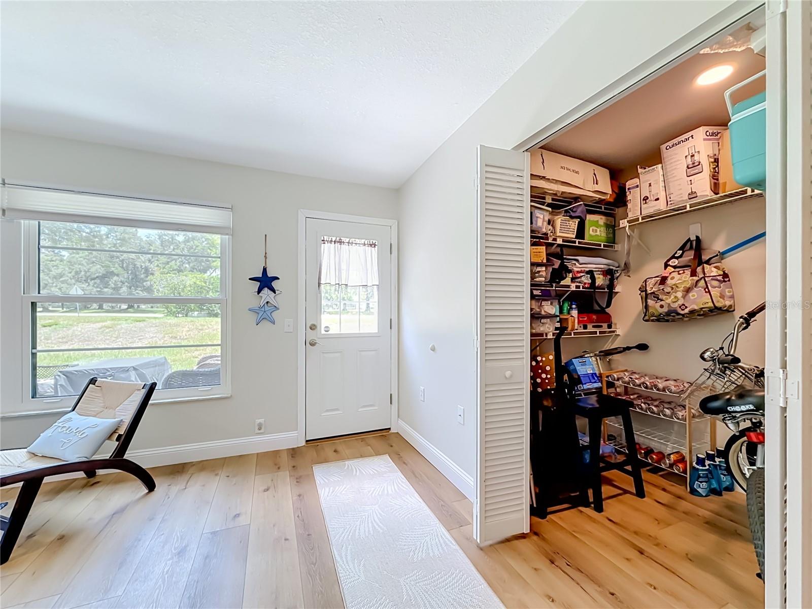 Large Indoor Enclosed Storage Closet