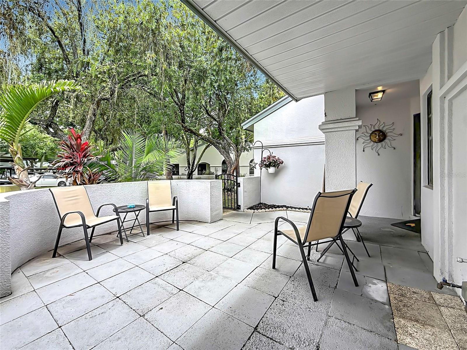 Front and Back Patio for Relaxing and Entertaining