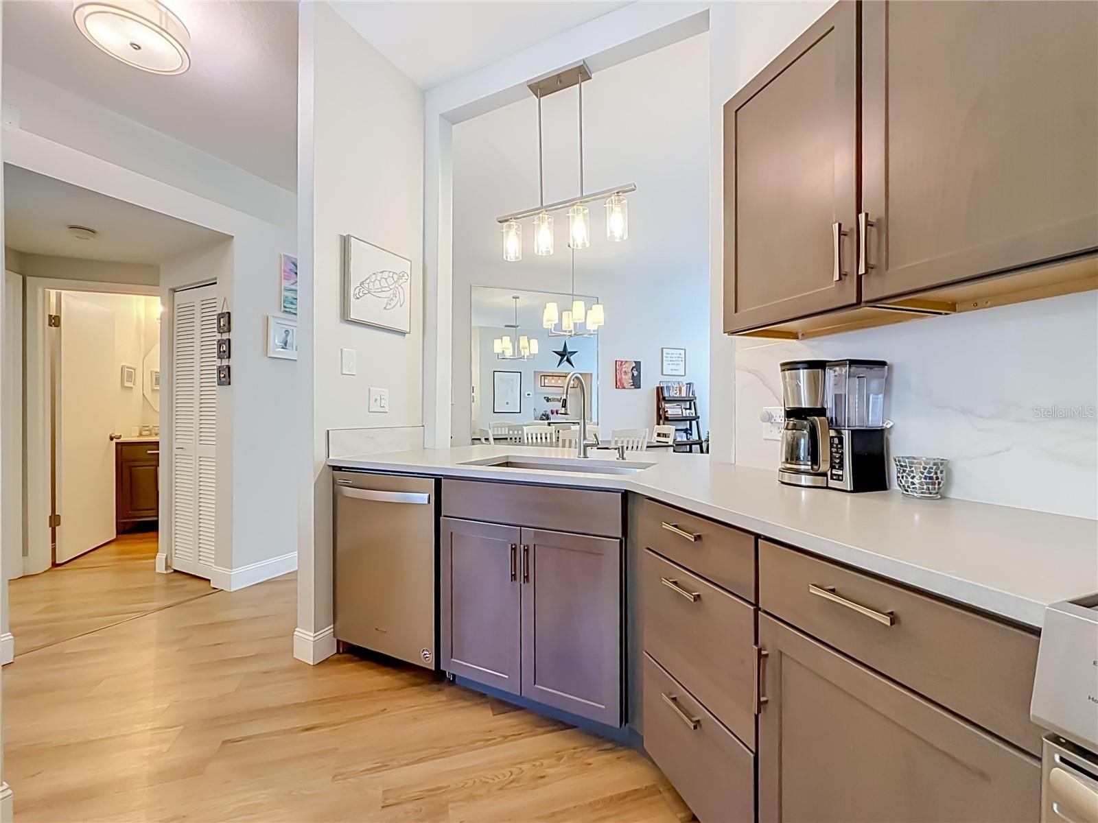 Kitchen Open to Dining Room and Great Room