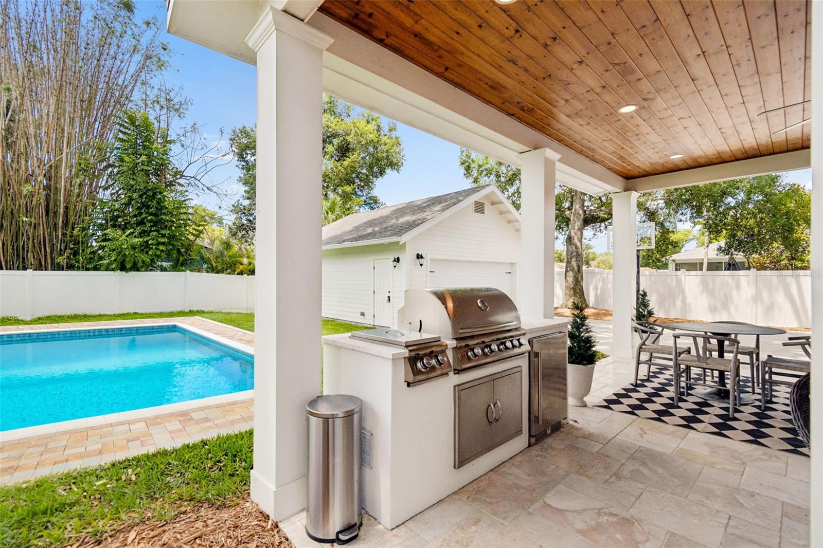 Digitally Enhanced:  Pool features shown do not currently exist on the property.