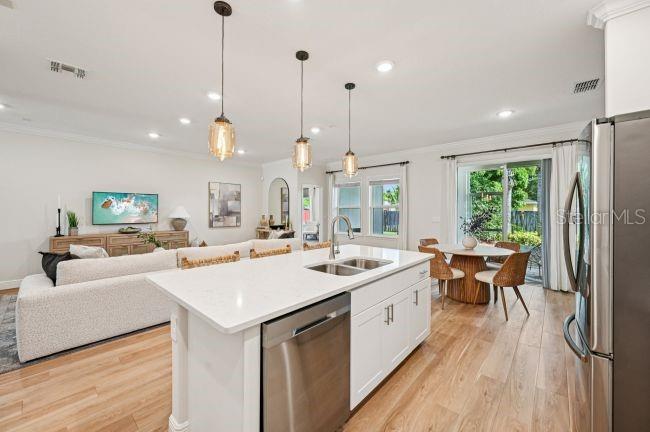 Model home - actual features may vary.