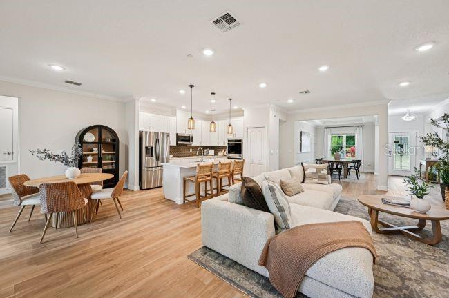 Model home - actual features may vary.